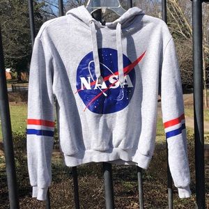 NASA Divided H&M Grey Hoodie Small